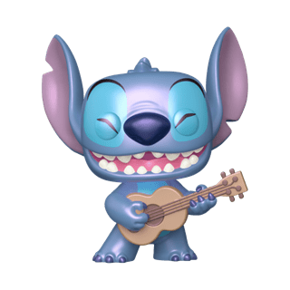 Pearlescent Stitch With Ukulele 1044 Lilo & Stitch hmv Exclusive Funko Pop Vinyl