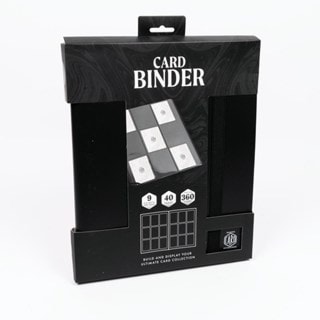 Black Trading Card Binder