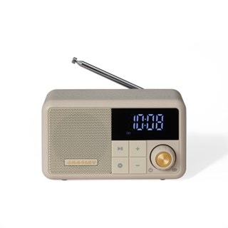 Crosley Cooper Pebble FM Radio & Bluetooth Speaker