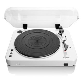 Lenco L-85 White USB Turntable