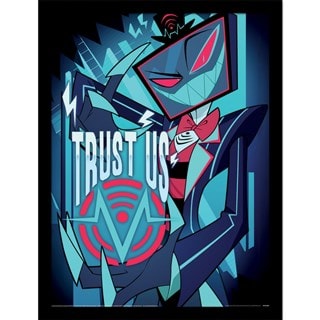 Hazbin Hotel Vox Trust Us Framed 30cm x 40cm Art Print