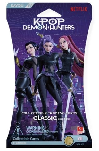 K-Pop Demon Hunters Huntrix Classic Edition Sleeved Booster Trading Cards