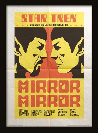 Mirror Mirror Star Trek Framed 30 x 40cm Print
