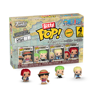 Luffy One Piece Funko Pop Bitty 4 Pack
