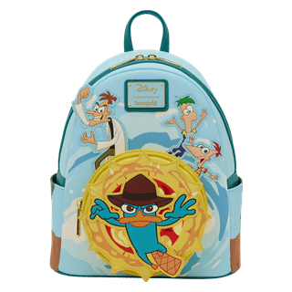 Phineas & Ferb Light Up Loungefly Mini Backpack