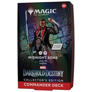 Marvel Darkhold Destiny Midnight Sons Collector's Commander Deck Magic The Gathering Trading Cards