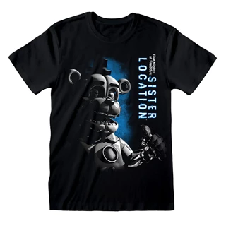 Sister Location Funtime Freddy Five Nights At Freddy's FNAF Black Tee