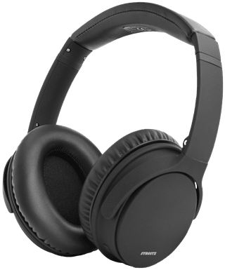 Streetz HL-BT404 Black Active Noise Cancelling Bluetooth Headphones