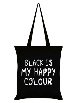 I'm Out Of Bed & Dressed Black Tote Bag