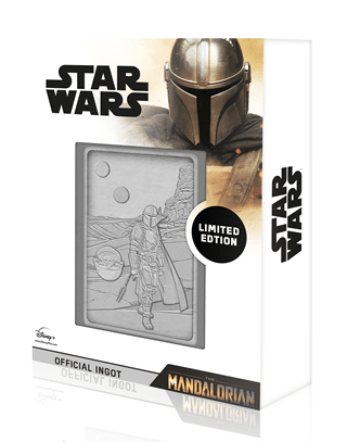 Mandalorian And Baby Yoda: Star Wars Ingot Collectible