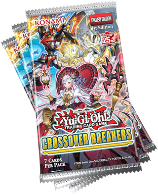 Crossover Breakers 3 Pack Tuckbox Booster Yu-Gi-Oh! Trading Cards