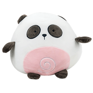 Yabu Round Panda Soft Toy