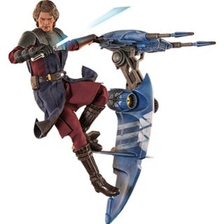 1:6 Anakin Skywalker And Stapset Star Wars Clone Wars Hot Toys Figurine