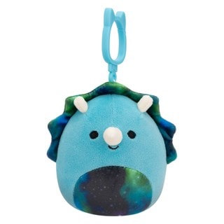 Vilmos The Triceratops Squishmallows Clip-On Plush