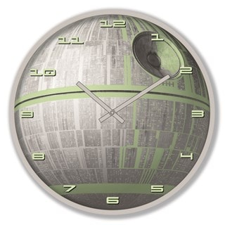 Death Star Glow In The Dark Star Wars Clock