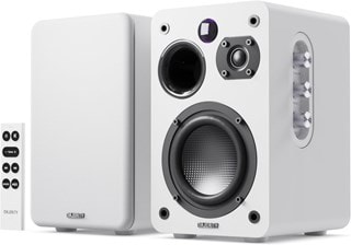 Majority D70X White Bluetooth Bookshelf Speaker