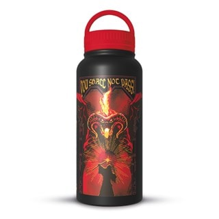 Rage Of The Balrog Lord Of The Rings Metal Flask