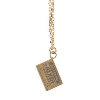 Mixtape Gold Tone Necklace