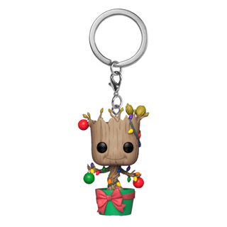 Dancing Groot Marvel Holiday (hmv Exclusive) Pop Vinyl Keychain
