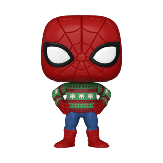 Spider-Man In Ugly Sweater (1284) Marvel Holiday Pop Vinyl