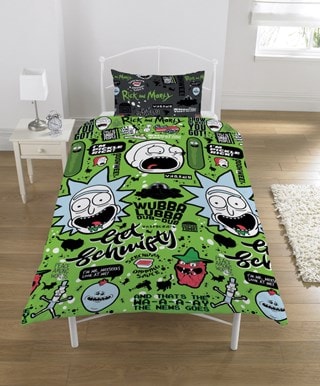 Rick & Morty Get Schwifty Single Duvet Set