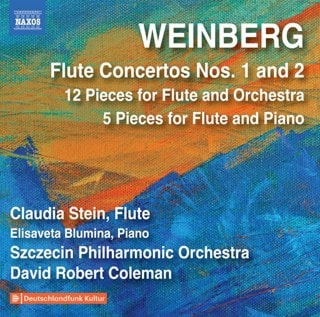 Weinberg: Flute Concertos Nos. 1 and 2: 12 Pieces for Flute and Orchestra/5 Pieces for Flute and Pia