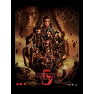 Stranger Things 5 Finale Framed 30cm x 40cm Print