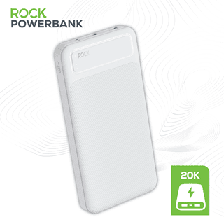 Rock White 20000mAh Power Bank