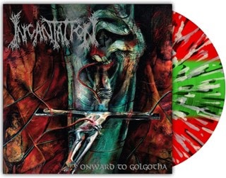 Onward to Golgotha - Red & Green Stripe With Splatter Vinyl