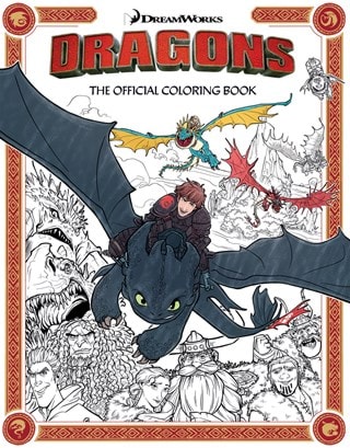 Dragons Official Colouring Book