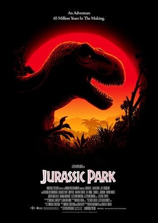 Jurassic Park Florey A2 Movie Poster