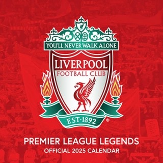 Liverpool FC Legends 2025 Square Calendar