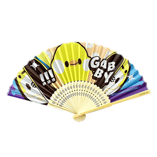 Tiny-K Gabby X Kaze Folding Fan