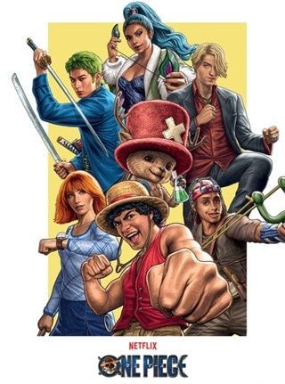 Straw Hat Crew One Piece 30cm x 40cm Art Print