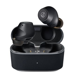 Audio Technica ATH-CKS30TW+ Black Active Noise Cancelling True Wireless Bluetooth Earphones