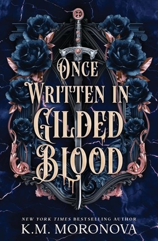 Once Written In Gilded Blood: Cruel Fates Book 2 Paperback By K.M. Moronova