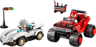 Silver's Car Vs. Knuckles' Monster Truck Sonic the Hedgehog LEGO