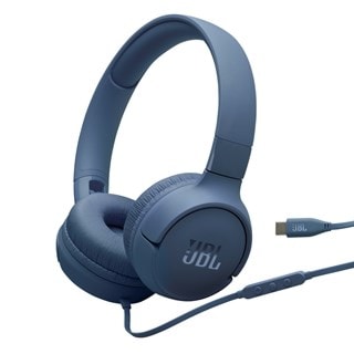 JBL Tune 520C Blue USB-C Headphones
