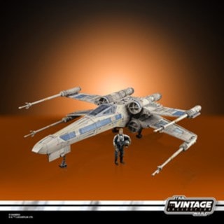 Antoc Merrick’s X-Wing Fighter Vehicle with Action Figure Star Wars The Vintage Collection Rogue One