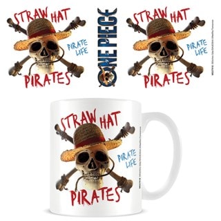 Straw Hat Pirate Emblem One Piece Live Action Mug