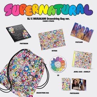 NewJeans 'Supernatural' NJ X MURAKAMI (Drawstring Bag Ver.)