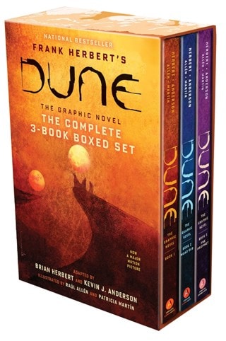 Dune The Graphic Novel The Complete 3 Book Hardback Box Set By Brian Herbert