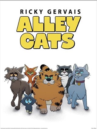 Alley Cats Cats 30cm x 40cm Art Print