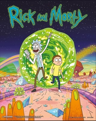 Portal Rick And Morty 3D Lenticular Poster Loose