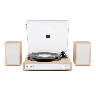 Victrola Harmony Natural Bluetooth Turntable & Speakers