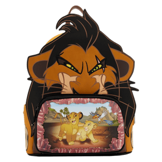 Lion King Villains Scene Scar Mini Loungefly Backpack
