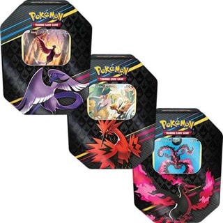 Sword & Shield 12.5 Crown Zenith Tin (Moltres/Articuno/Zapdos Galarian): Pokemon Trading Cards