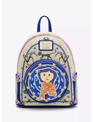 Coraline Tunnel Scene Tile hmv Exclusive Loungefly Mini Backpack