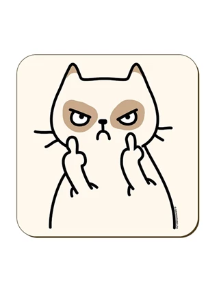 Mother Fluffer Cat Coaster