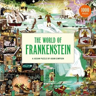 The World Of Frankenstein 1000 Piece Jigsaw Puzzle